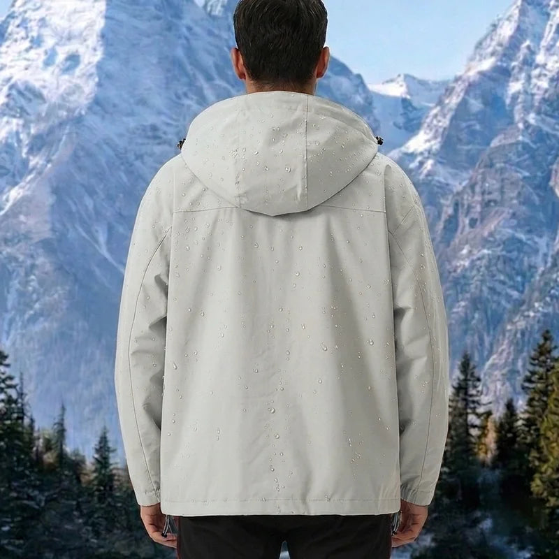 Unisex Softshell Hoodie – Vattentät Vindjämpa för Friluftsliv, Vandring & Klättring, 4 Färger