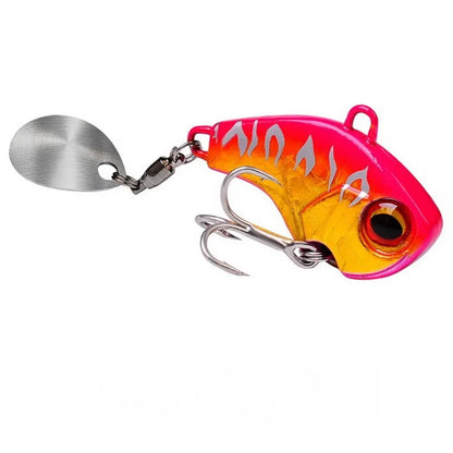 Fishing Lures Wobble Rotating Metal Vib Vibration Bait Winter Fishing 6g 15g 28g Artificial Hard Baits Spinner Spoon Lure
