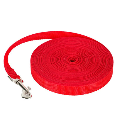 Universal Long Distance Dog Training Leash Firm Nylon Traction Lanyard Anti Bite Comfort Grip Walking Rope Pet Outdoor Accessory