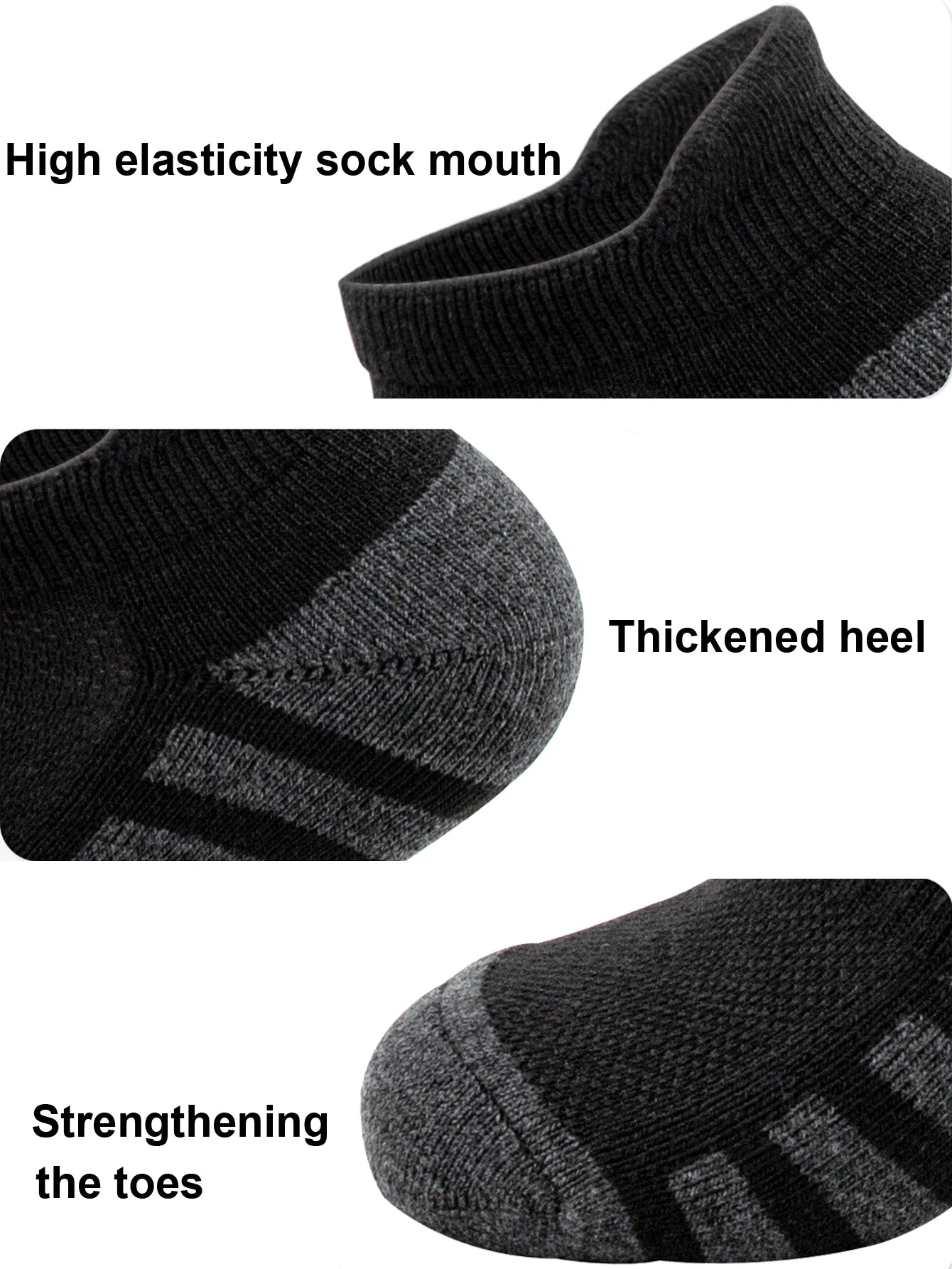 6/24 Pairs Cushioned Breathable Ankle Athletic Running Socks Low Cut Sports Tab for Men And Women