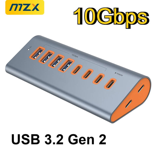 MZX USB-hubb med USB-A och USB-C – 5 eller 10 Gbit/s