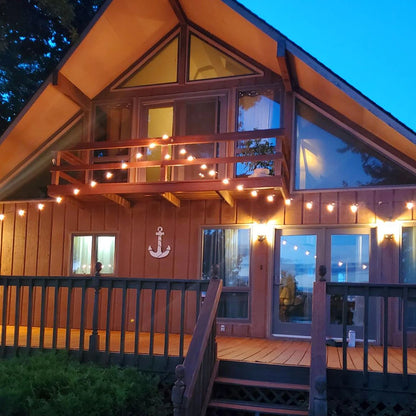 Arbrac ST38 LED-ljusslinga Utomhus IP44 – Varmvit 2200K Krossäker Fjärrkontroll Dimmer 15/18/20/30m Trädgård Bröllop Jul CE RoHS