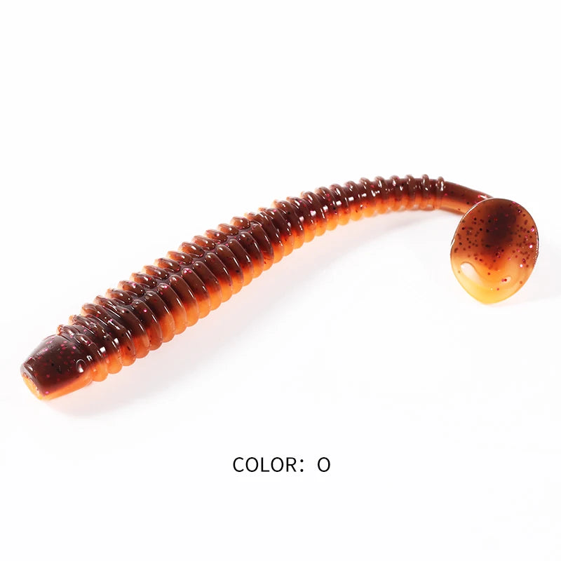 Supercontinent Impact Ring Shad Fishing Lure Soft 63mm 80mm 97mm Plastics Baits Swimbait Jigging Lure Artificial Baits