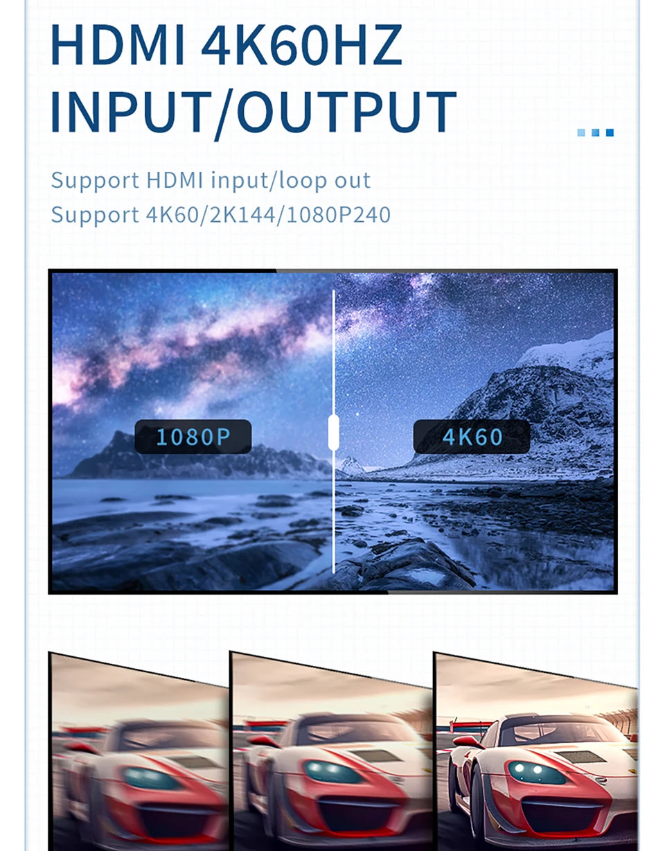 Unisheen UC2700H 4K60-capturekort med HDMI-loop-through