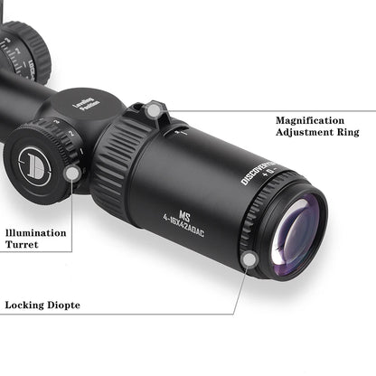 DISCOVERYOPT MS 4–16×42AOAC kikarsikte – belyst SFP och 42 mm objektiv
