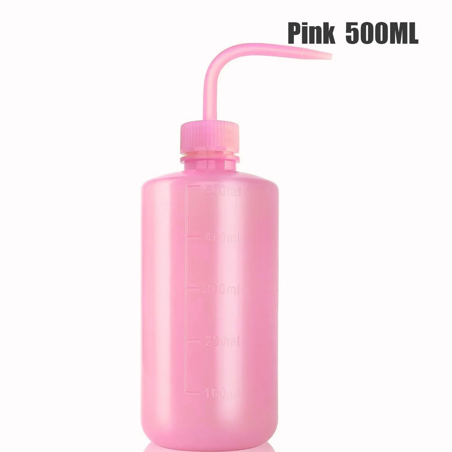 500/250ml Tattoo Wash Bottle 5 Colors Rinse Spray Bottle Economical Plastic Squeeze Clean Bottles for Medical Labs Tattoo Supply