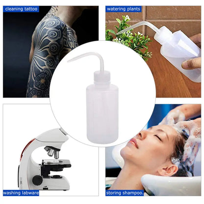 250pcs Tattoo Wash Bottle Bags and 250/500ml Tattoo Wash Bottle for Green Soap Bottle Cleaning Supply Tattoo Accessories