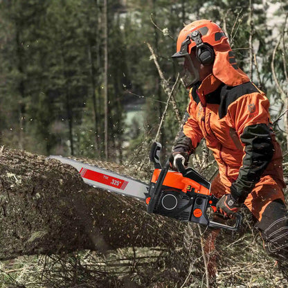 6000W 2-Stroke 20 Inch Gas Powered Chainsaw, 68CC Heavy Duty Logging Saw, Anti-Vibration Petrol Chain Saw for Farm, Garden & Tree Felling