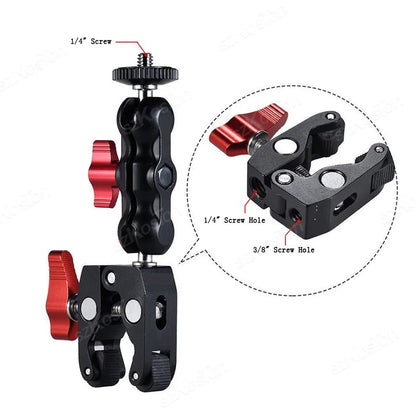 For Insta 360 X5 X4 X3 GO 3S Motorcycle Bicycle Clip Bracket for GoPro 13 12 11 DJI Action 6 Bike Selfie Stick Camera Accessory