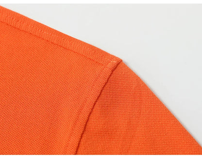 Polo-shirt med Eget Tryck eller Logotyp – 100% Bomull, Unisex S–6XL (Asian)