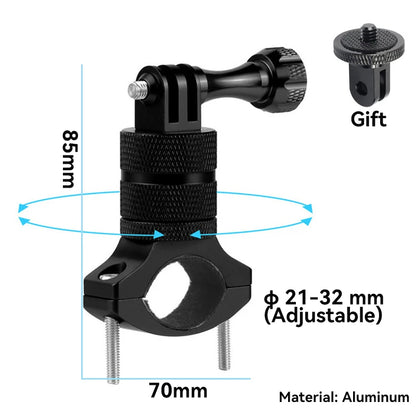 For Insta 360 X5 X4 X3 GO 3S Motorcycle Bicycle Clip Bracket for GoPro 13 12 11 DJI Action 6 Bike Selfie Stick Camera Accessory