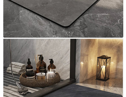 Bathroom Carpet Home Decoration Bath Absorbent Marbling Floor Mat Toilet Rug Doormat Non-slip Foot Mats Alfombra De Baño 양탄자