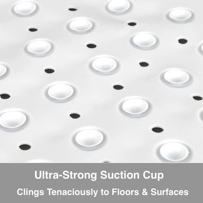 Japanese Style  Corner Fan Shape Bathroom Shower Mat Non Slip Suction Cup Bath Mat Quick‑Drain Anti‑Fall Shower Room Floor Mat
