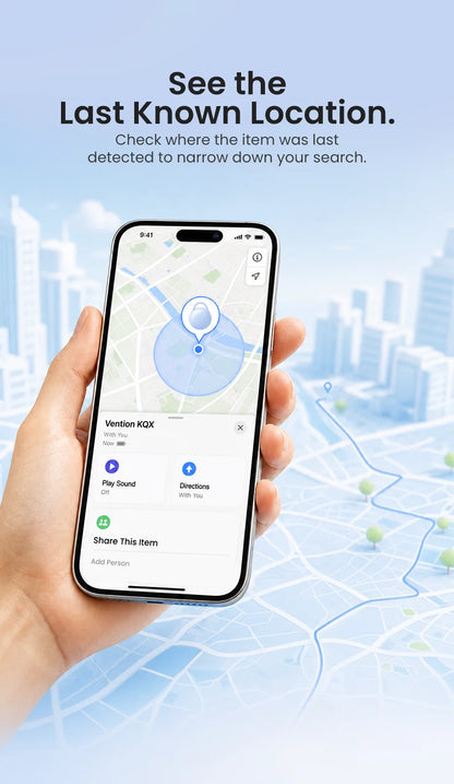 Vention Spårningsbricka Smart Bluetooth-lokaliserare 4-pack
