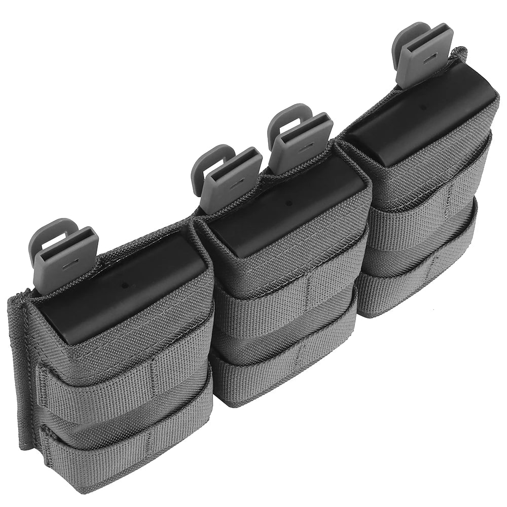 Taktisk FAST 5.56 Trippel Magasinväska Medium för Molle-system