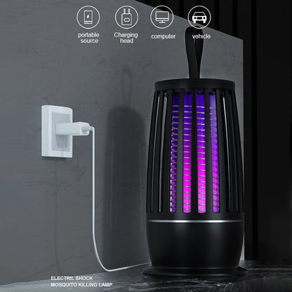 Mosquito Killer Lamp Two-in-one Ultraviolet Mosquito Trap Electric Insect Catcher USB Quiet Night Light Outdoor Mosquito Killer
