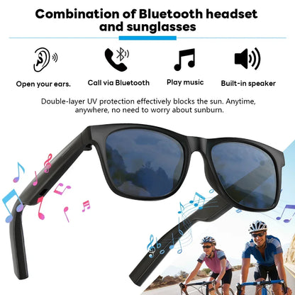 Lenovo Remote Touch Control 8K AI Smart Glasses Bluetooth Wireless Sunglasses Photo Camera Recording Voice Assistant Translator