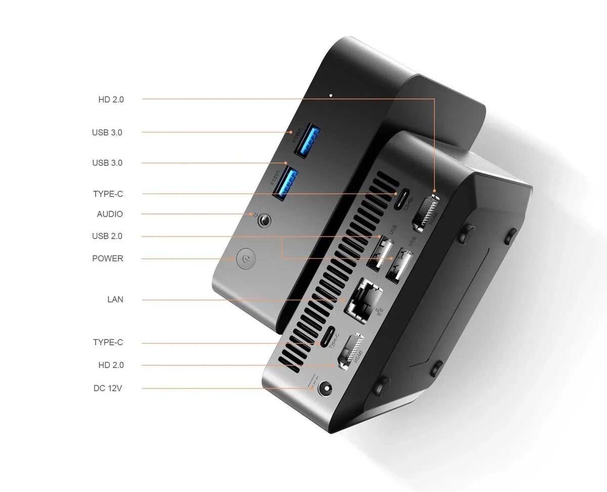 3 Screen Display Mini Host Windows 11 Mini Pc Intel Core I9 10980HK Mini PC Computer 16/32GB RAM 1TB/2TB SSD Wifi 6 BT5.2 4K HD