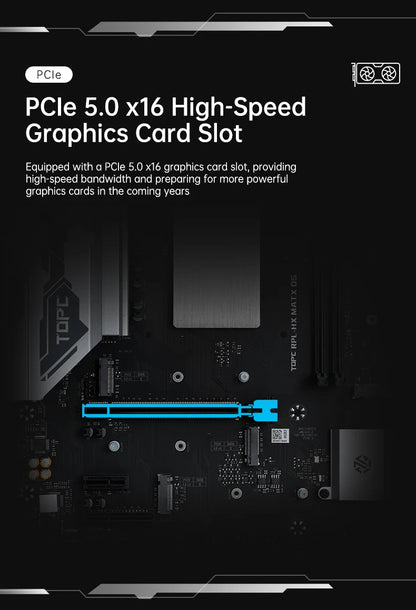 TOPC Intel Core 14900HX DDR5 6400MHz PCIe5.0 4×M.2 8×SATA 2.5G LAN Tpye-E USB4 Gaming Motherboard/ OpenClaw