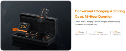 COMICA Vimo Q Four channel Mini Wireless Microphone Wireless Lavalier Microphone With Charging Case for Camera Smartphone PC