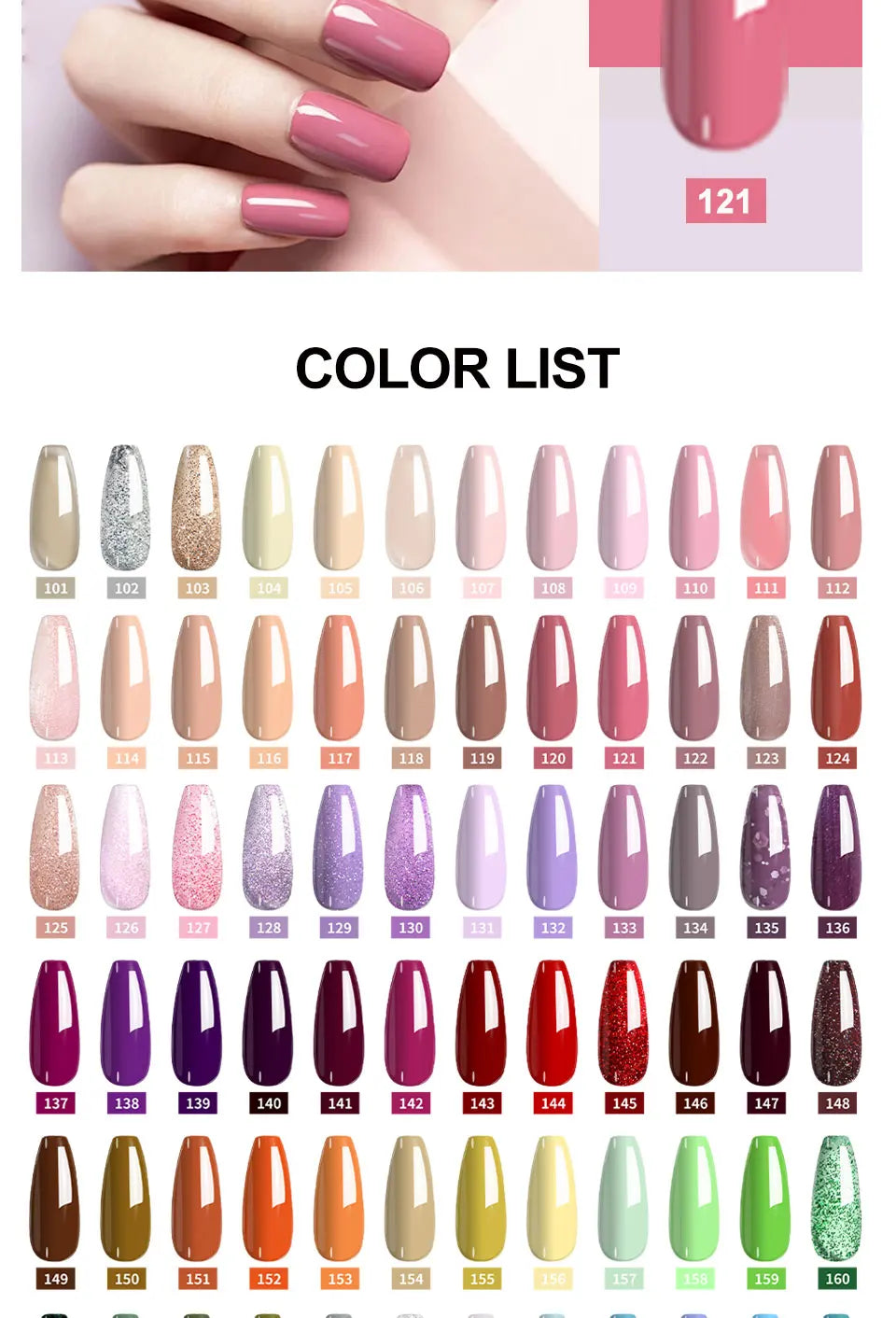 Limegirl Semi-Permanent  8ml Nail Gel Polish Kit With USB UV Lamp Soak Off Base&Top Coat Varnish Manicure Set  for Nails Salons