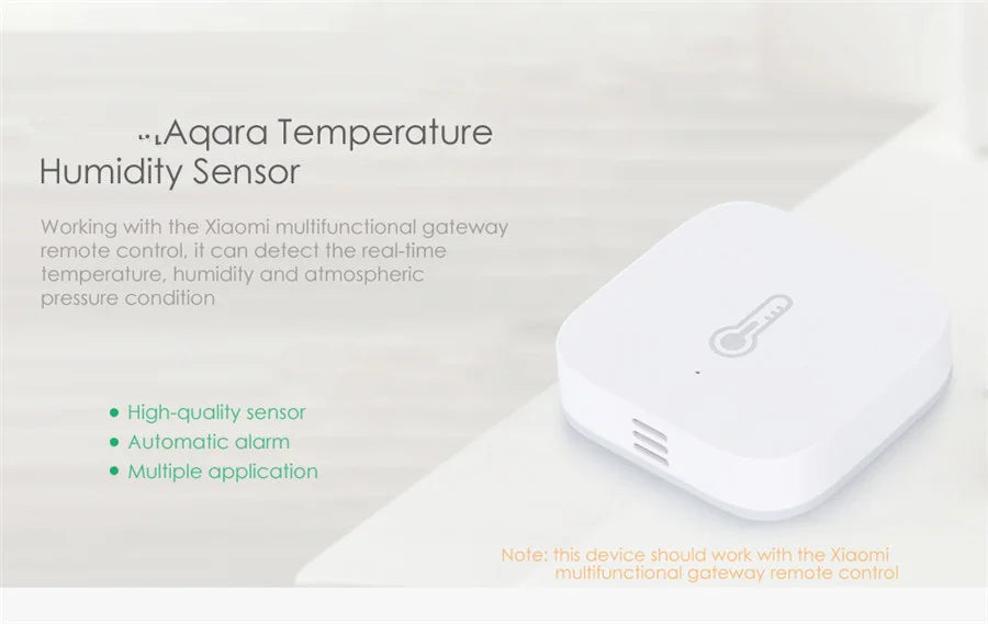 Aqara Temperature Sensor Smart Air Pressure Humidity Environment Smart Control Zigbee Connection For Xiaomi Mi home Homekit APP