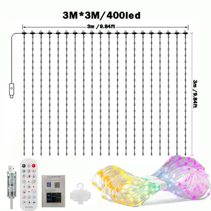 DIY LED-ljusgardin med appstyrning