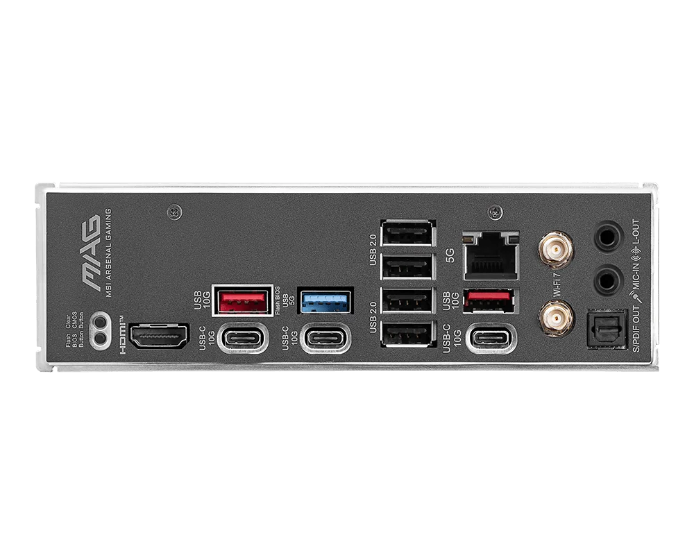 MSI MAG B850 TOMAHAWK MAX WIFI DDR5 Motherboard Support AM5 Ryzen 7 9800X3D 7 9700X 5 9600X 7 7800X3D CPU M.2 ATX 8126VB 5G LAN