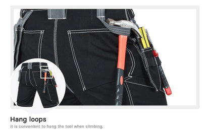 Men's durable multi-pocket work pants cargo work shorts workwear for Men