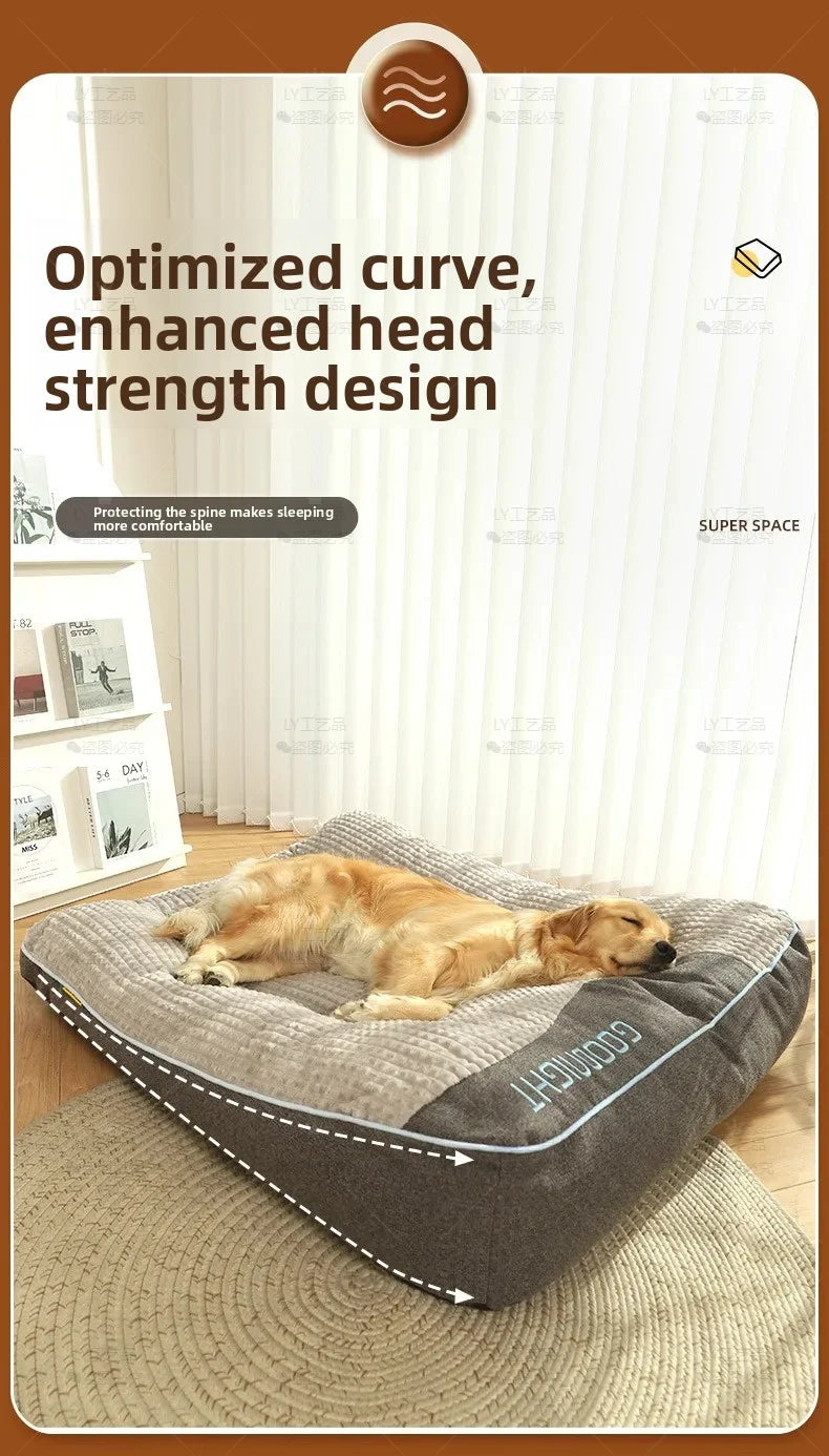 Winter Dogs Cats Bed Mat Large Dog Mat Warm Pet Nest Kennel for Small Medium Large Puppy Kitten Plus Size Sleeping Mattress