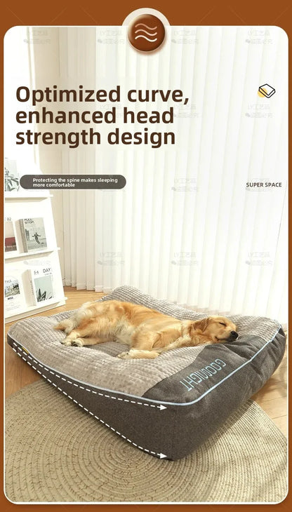 Winter Dogs Cats Bed Mat Large Dog Mat Warm Pet Nest Kennel for Small Medium Large Puppy Kitten Plus Size Sleeping Mattress