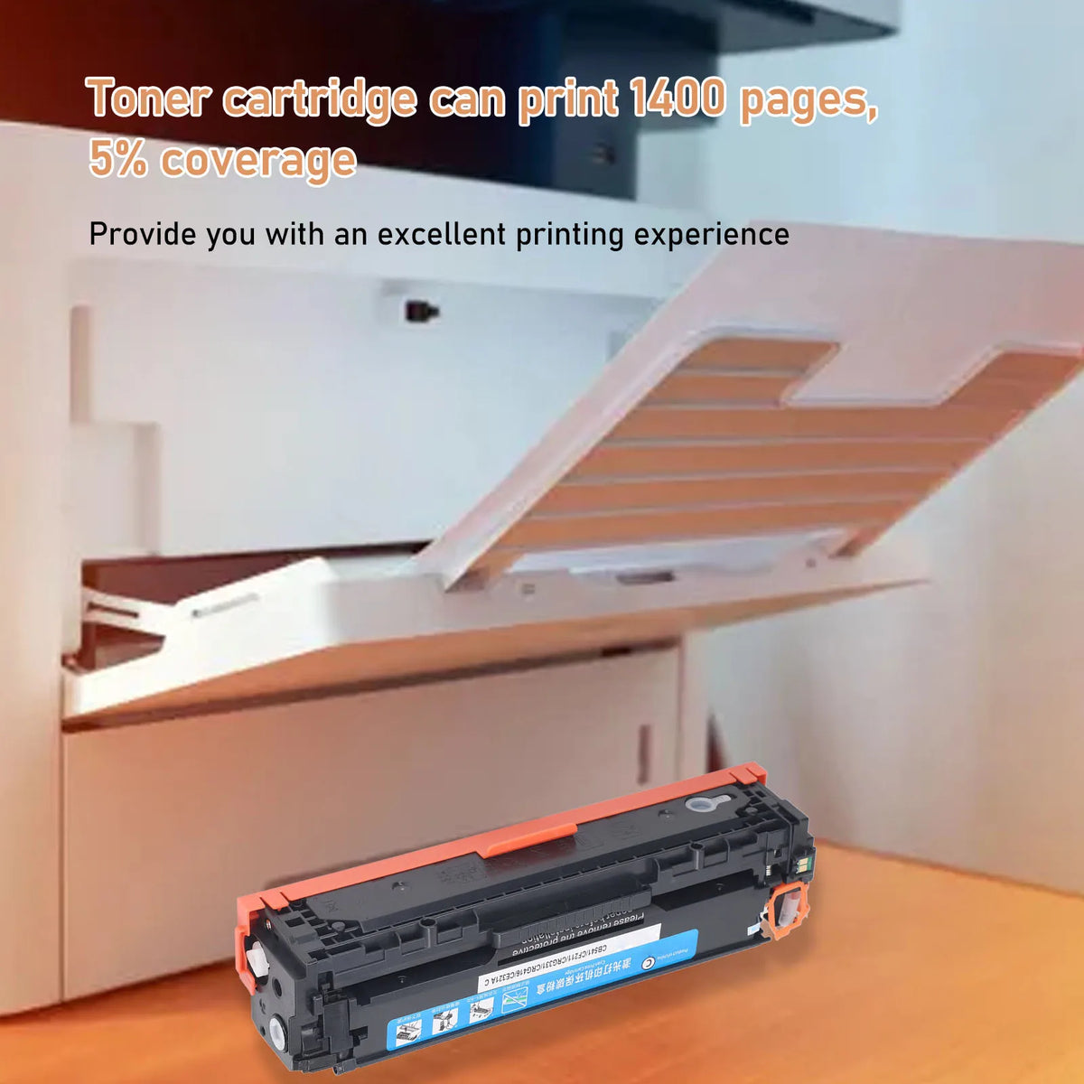 125A CB541A Cyan Tonerkassett för HP Color Laserjet skrivare