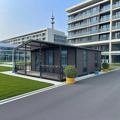 Modulärt expanderbart containerhus 30 fot med 2 sovrum