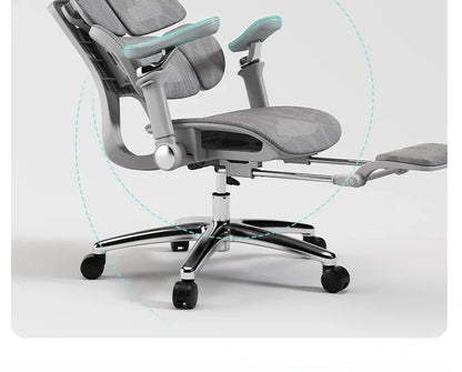 Ergonomic Lift Office Chair with Lumbar Support Household Gaming Esports Chair Household Computer Chair