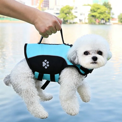 Big Dog Life Jacket with Removable Front Float Hand-Held Pet Life Vests Outdoor Training Swimming Clothes for Medium Large Dogs