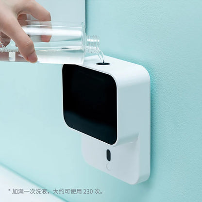 New Liquid Soap Dispensers Rechargeable Wall-mounted Three-Speed Adjustment Automatic Foam Dispenser Hand Sanitizer Machine