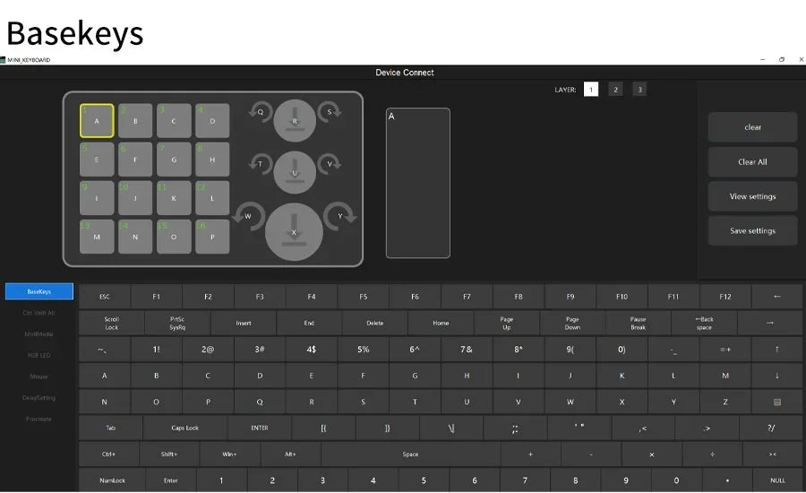 Bluetooth Macropad Macro Mechanical Keyboard 16 Keys 3 Knob RGB Mini Gaming Custom Programming Hotswap Keypads For Photoshop