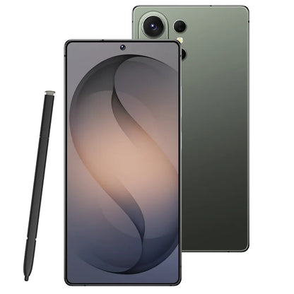 Smartphone S26 Ultra Original Android 15 Face Recognition Mobile Phones 5G Dual Card 7800mAh 7.3 inch Global Version Cellphones