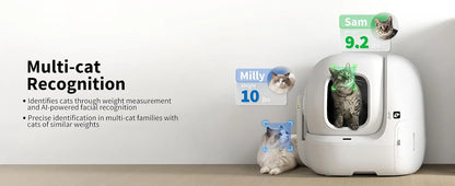 PETKIT PUROBOT MAX PRO självrengörande kattlåda med kamera och appstyrning