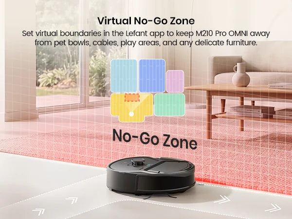 Lefant M265 Wet and Dry Robot Vacuum Cleaner, 20000Pa, Self Cleaning Wet Roller, Clean Water Wash, Laser dToF, Anti-Tangle, WiFi 2.4G/5G/Alexa/APP