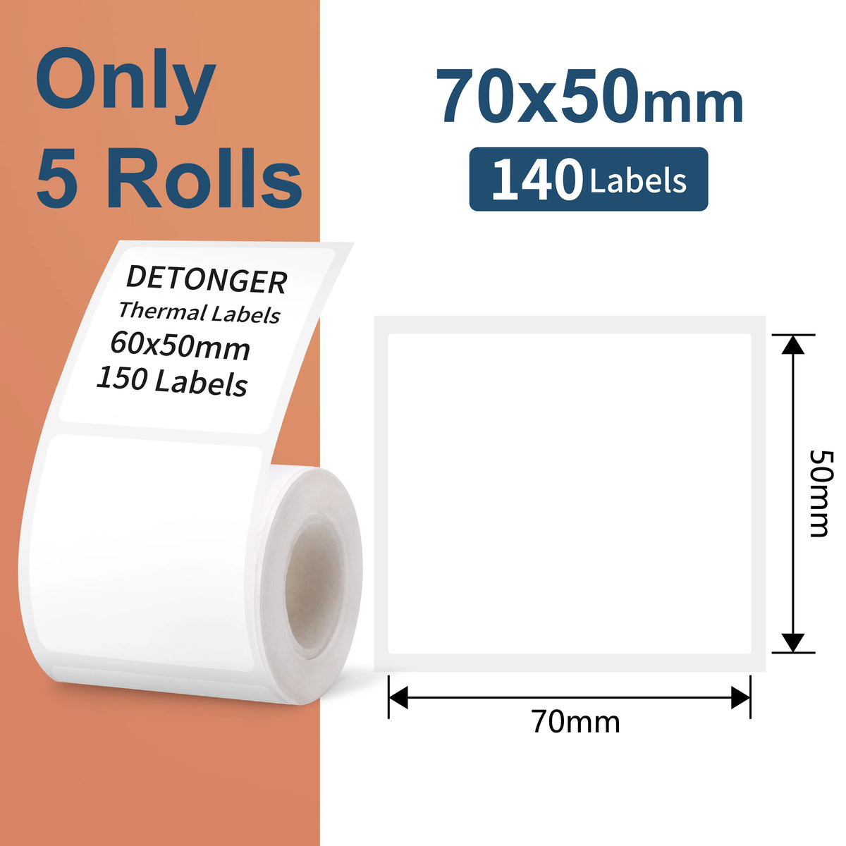 DETONGER DP30S Portabel Termisk Skrivare – 28–80mm Bluetooth OLED IP54 1500mAh Streckkod Etikett Android iOS 2026