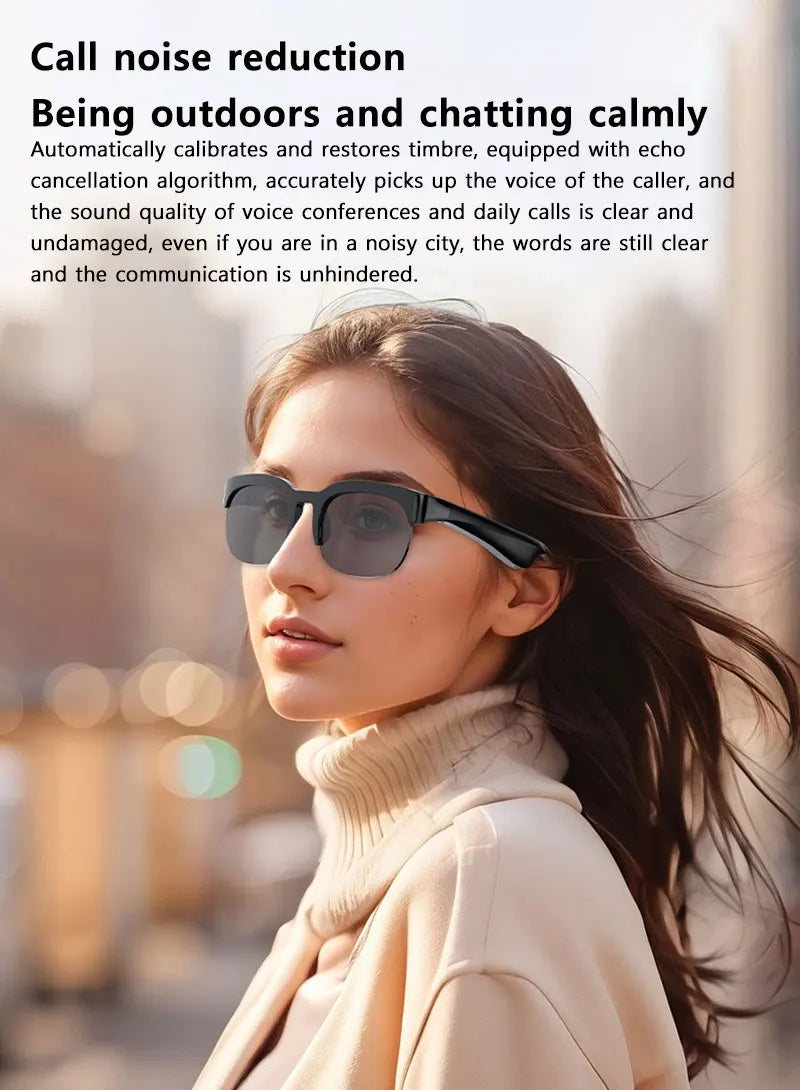 Lenovo AI Smart Glasses AI Translation HD Hands-Free Calling AI Chat Logging Music Playback 8K Smart Sunglasses NEW