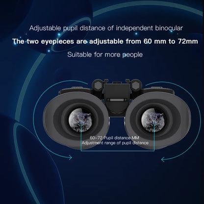NV8300 Night Vision Binoculars Goggles 8X Digital Zoom 4K UHD 36MP 3D Head Mount Infrared Night Vision Device Hunting Telescope