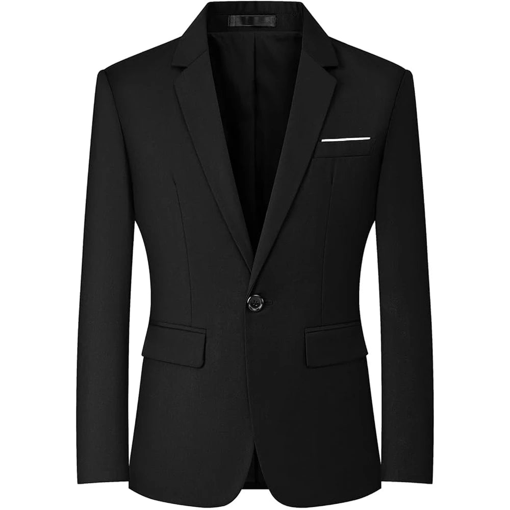 ZHUOLIN Herrkavaj Slim Fit – Sträcktyg Formell Bröllop Kontor Sport Marinblå Grå Svart Vinröd EU S–3XL