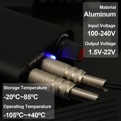Complete Cartridge Tattoo Pen Machine Kit DC Rotary Machine Pen with Cartridge Needles Power Supply Inks for Tattoo Beginner Set