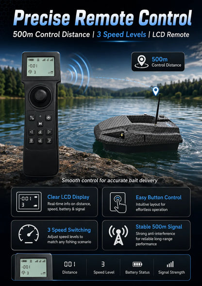 D50B GPS-styrd mäskbåt med GPS- och BeiDou-positionering