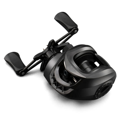 Huidiao Beginner Baitcasting Reel 7.2:1 Easy Casting Fishing Reel 10KG Max Drag 12-Level Magnetic Brake System for New Angler