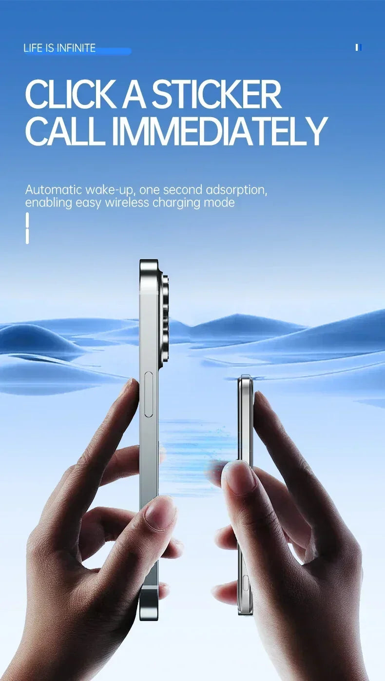 VIVO 50000mAh Thin Magnetic Wireless Power Bank 22.5W Fast Charging Portable External  Battery for Magsafe For iPhone Samsung