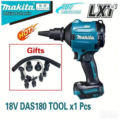 Makita BL1860B 18V 6Ah 6000mAh uppladdningsbart batteri och DAS180 18V blåsmaskin