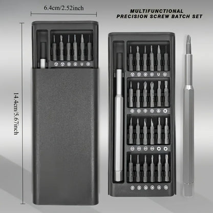 24 in 1 Digital Maintenance Precision Screwdriver Set with Portable Storage Box and Electronic Device Disassembly Tool